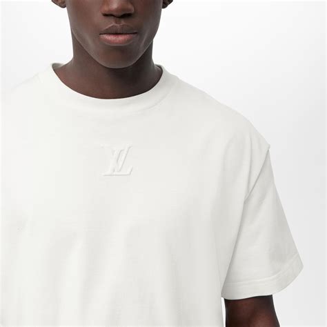 lv human made t shirt|Embossed LV T.